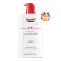 ราคา Eucerin pH5 wash lotion 1000 ml (W)(sensitive skin) Exp.2024 ยูเซอรีน โลชั่นอาบน้ำถนอมผิว สูตรอ่อนโยน (1434124209)