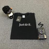 ราคา เสื้อยืดสีดําพรีเมี่ยม Nike Just Do It Text On (3033498327)