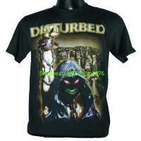 ราคา เสื้อวง Disturbed เสื้อยืดวงดนตรีร็อค เสื้อวินเทจ ดิสเทิร์บ DTB775 (367899928)