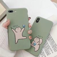 ราคา เคสโทรศัพท์มือถือลายแมวสีเขียวสําหรับ Iphone X Xs Max / Xr / 7p / 6 Iphone6S (2398168038)