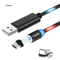 ราคา สายเคเบิ้ล pst_topk แม่เหล็ก Type-C Micro USB 2.1 A สำหรับ iPhone Android (2473505046)