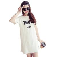 ราคา เสื้อยืดแขนสั้นทรงหลวมสไตล์เกาหลีไซส์ M - 2 Xl (2272385890)