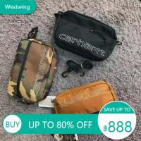 ราคา Carhartt ผู้ชายสไตล์สลิงกระเป๋าผ้าใบ Messenger กระเป๋าเป้สะพายหลังกันน้ำกระเป๋า Crossbody nVTZaa (2953759772)