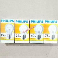 ราคา Philips หลอดไฟกระจกสีเหลืองใส 15 25 40 75 100 วัตต์ E27 15w / 25w / 40w / 75w / 100w (3382282187)