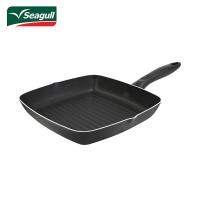 ราคา Seagull กระทะย่างสี่เหลี่ยมนอนสติ๊ก สมายล์วัน 24 ซม. (2152080950)