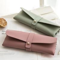ราคา กระเป๋าดินสอหนังสีพื้นความจุขนาดใหญ่ (3387339826)