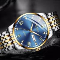 ราคา Biden 0263 - นาฬิกาข้อมืออะนาล็อกสายสแตนเลสสําหรับผู้ชาย (2943409295)