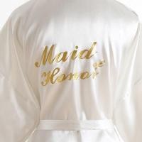 ราคา เสื้อคลุมอาบน้ําผ้าไหมสีพื้นสําหรับผู้หญิงใส่ไปงานแต่งงาน (3256022249)