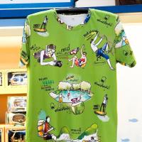 ราคา ใช้โค้ด JEEOWOW20 ลด 20% เสื้อยืดพิมพ์ลาย กระบี่ คอกลม ผ้าโพลีเอสเตอร์100% สีเขียวอ่อน จี้ออ ของฝากกระบี่ (4173924780)