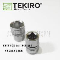 ราคา Tekiro ซ็อกเก็ต 1 / 2 นิ้ว 6 Pt 22 มม. (4582429575)