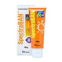 ราคา SpectraBan Anti UVA-UVB Sunscreen Cream SPF50+ PA+++ 100g (1139404134)