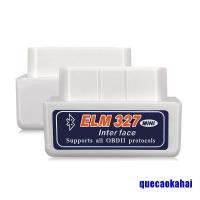 ราคา [Cod]Super Bluetooth Mini Elm327 Obd 2 Obd Ll เครื่องตรวจจับบลูทูธ 2.1 สําหรับติดรถยนต์ (2968592403)