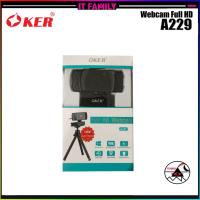 ราคา Webcam OKER (A229) ความละเอียด Full HD 1080P (1896552020)