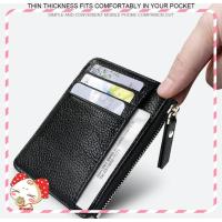 ราคา กระเป๋าสตางค์ แบบหนัง PU มีซิป สีพื้น สำหรับผู้ชาย (2584851775)