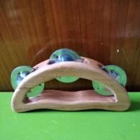 ราคา Tambourine Tambourine กลองไม้ทนทานแข็งแรงอะคูสติก (3982780591)