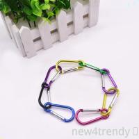 ราคา คลิปตะขอพวงกุญแจอลูมิเนียม Carabiner D-Ring 5 ชิ้น (3271203952)