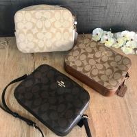 ราคา ✨ของแท้ % COACH SIGNATURE CAMERA BAG F91677 (5215995046)