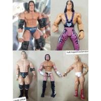 ราคา ตุ๊กตามวยปล้ำ ของแท้ ของใหม่ ไม่เคยผ่านการใช้งาน เลือกตัวได้ jame storm cowboy Bret hart randy orton hulk hogan (4190705484)