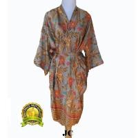 ราคา Jnanashop- ชุดกิโมโนกิโมโนสั้นช็อคโกแลตสําหรับสตรี (5579440426)