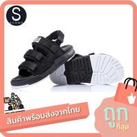 ราคา (โค๊ค MSLOWJUN50 ลด 50 บาท)IAXYUE รองเท้าแตะรัดส้น Sandals SD05 ชาย หญิง - Black (พร้อมส่งจากไทย) (935851368)