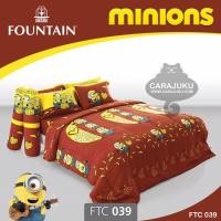 ราคา FOUNTAIN ชุดผ้าปูที่นอน มินเนียน Minions FTC039 #ฟาวเท่น ชุดเครื่องนอน ผ้าปูเตียง ผ้านวม ผ้าห่ม มินเนี่ยน Minion (1643239854)