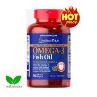 ราคา Puritan's Pride One Per Day Omega-3 Fish Oil 1360 mg (950 mg Active Omega-3) / 90 Softgels (1656572980)