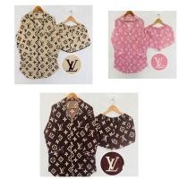 ราคา โปรโมชั่น3วัน ชุดนอนเดรสแขนยาว+กางเกง#ลายหลุย#ผ้าไหมอิตาลี (2941979339)