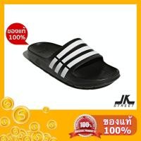 ราคา [โค้ด MFMONST ลด 150] adidas รองเท้าแตะ Duramo Slide รุ่น G15890 สีดำ (Black/White) ลิขสิทธิ์แท้ แตะadidas ของแท้ (1949956790)