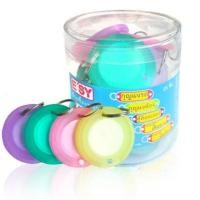 ราคา ป้ายชื่อพวงกุญแจกลม 25อัน/กระป๋อง (2669649852)