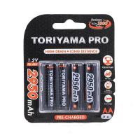 ราคา Toriyama ถ่านชาร์จ AA2950 (แพค 4 ก้อน) (2396823544)