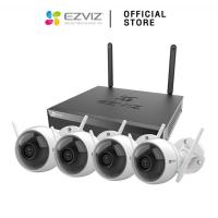 ราคา [แถม ADATA Micro SD 32GB 4 ชิ้น] Ezviz กล้องวงจรปิด C3WN (1080p) Wi-Fi IP Camera 4 ตัว และ NVR X5S-8 (EZV-BW3824B0-E40) (7331047280)