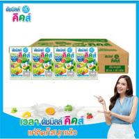 ราคา [ขายยกลัง]ดัชมิลล์คิดส์ นมเปรี้ยว รสผลไม้รวม 90 มล. (48 กล่อง/ลัง) (1977415099)