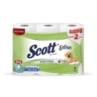 ราคา Scott Extra กระดาษชำระทิชชู่ สก๊อตต์ เอ็กซ์ตร้า ความยาวสองเท่า 6 ม้วน (214015196)