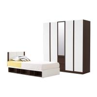 ราคา Koncept Furniture ชุดห้องนอน Patinal ขนาด 3.5 ฟุต (8422757264)