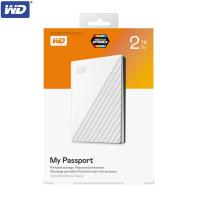 ราคา WD External Harddisk 2TB ฮาร์ดดิสก์แบบพกพา My Passport, USB 3.0 External HDD 2.5" (WDBYVG0020BWT-WESN) สีขาว ประกัน 3 ปี (5867650729)