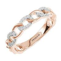 ราคา PRIMA แหวนเพชรน้ำ 99 105R4276-02 แบบ Chain Collection (4935537360)
