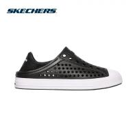 ราคา Skechers สเก็ตเชอร์ส รองเท้า เด็กผู้ชาย Guzman Steps Foamies Shoes - 91995L-BLK (7854117236)