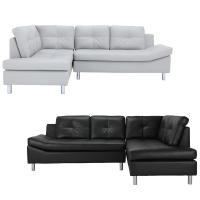 Winner Furniture โซฟาหนังสังเคราะห์ L-Shape 233x171x84 ซม. รุ่น โอวิร่า