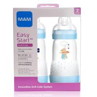 ราคา MAM ขวดนม รุ่น ป้องกันโคลิค ขนาด 9 ออนซ์ (จุกเบอร์ 2) บรรจุ 2 ขวด ลายเดียวกัน_B726 (6846676077)