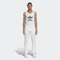 ราคา adidas ORIGINALS เสื้อกล้าม Trefoil ผู้ชาย White DV1508 (4917394088)