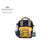 ราคา DOUGHNUT BAG MACAROON TINY GLOSSY BLOCKING SERIES : NAVY X MUSTARD : ตัวกระเป๋าโดนัทกันน้ำได้ ผลิตจากผ้าไนลอน น้ำหนักเบา (6711151299)