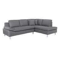 ราคา WINNER FURNITURE โซฟาผ้า L-shape ด้านซ้าย รุ่นวิดอร่า - สีเทา (1673822557)