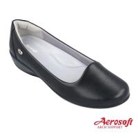 ราคา Aerosoft รองเท้าคัทชูเพื่อสุขภาพ รุ่น Arch support (หนุนอุ้งเท้า) CW3133 สีดำ (7345306563)