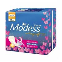 ราคา โมเดส ผ้าอนามัย แม็กซี่ไม่มีปีก 20 ชิ้น x 4 Modess Sanitary Napkin Cottony Soft Non-Wing 20 pcs X4 (1211433566)