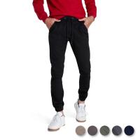 ราคา DAVIE JONES กางเกงจ็อกเกอร์ เอวยางยืด ขาจั๊ม สีเทา สีดำ สีน้ำตาล สีกากี สีเขียว สีกรม Drawstring Joggers GP0015BK (2028233407)