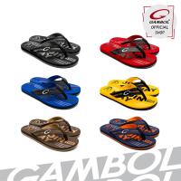ราคา GAMBOL แกมโบล รองเท้าแตะลำลองชาย GM11386 สีดำ, น้ำตาล, กรม, น้ำเงิน, แดง, เหลือง Size 40-44 (9029130686)