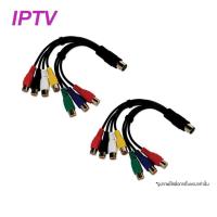 ราคา IPTV AV Converter แพ็คคู่ สำหรับเชื่อมต่อกล่องรับสัญญาณ TOT iptv เข้ากับทีวี (11805254291)