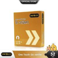 ราคา Onetouch Go Smart Vanilla ถุงยางอนามัยราคาประหยัด กลิ่นวานิลลา ขนาด 52 มม. บรรจุ 1 กล่อง (3 ชิ้น) (6917934089)