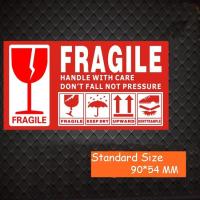 ราคา Fragile Sticker สติ๊กเกอร์คำเตือน ระวังแตก ห้ามเหยียบ ห้ามโยน (1018272083)