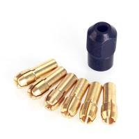 ราคา เครื่องมือช่างไม้เครื่องมือโรตารี่สว่านทองเหลือง 7 ชิ้นและ Dremel M8X0.75 (184930732)
